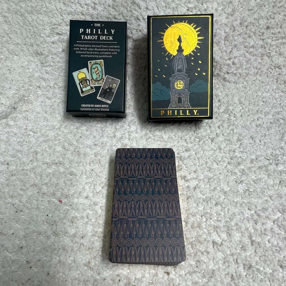 The Philly Tarot Deck By James Boyle First Edition Missing 4 Cards Gilt Edging